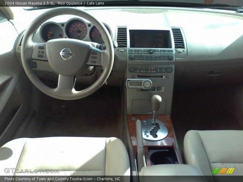 Red Opulence / Cafe Latte 2004 Nissan Maxima 3.5 SL