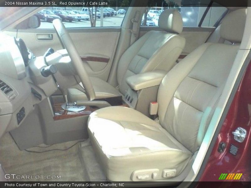 Red Opulence / Cafe Latte 2004 Nissan Maxima 3.5 SL