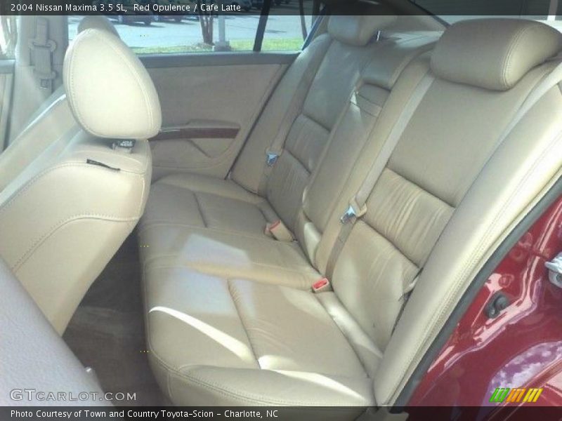 Red Opulence / Cafe Latte 2004 Nissan Maxima 3.5 SL