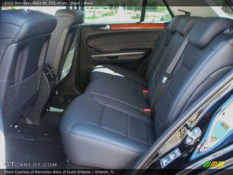 Black / Black 2009 Mercedes-Benz ML 350 4Matic