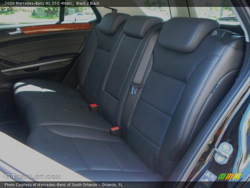 Black / Black 2009 Mercedes-Benz ML 350 4Matic