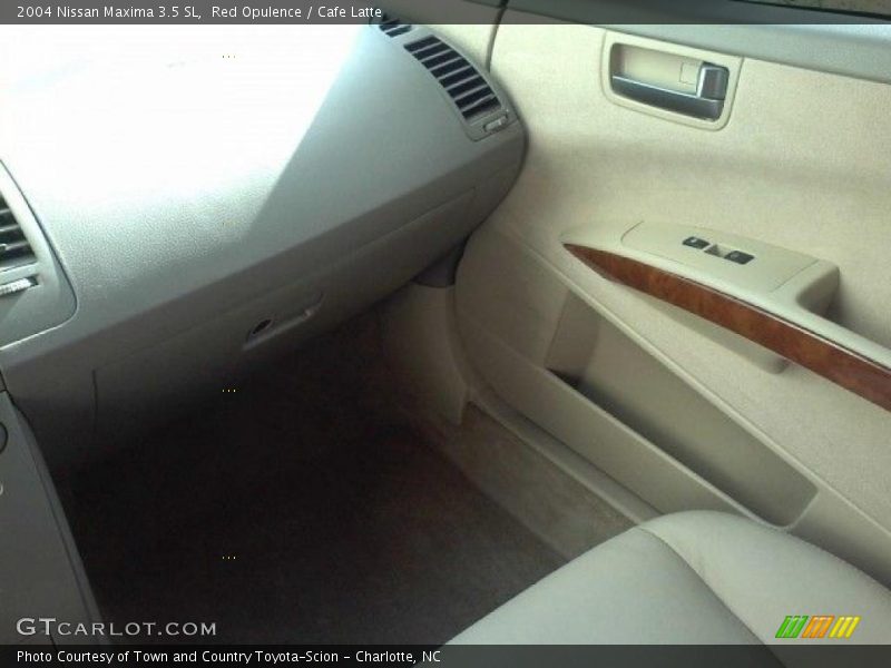 Red Opulence / Cafe Latte 2004 Nissan Maxima 3.5 SL