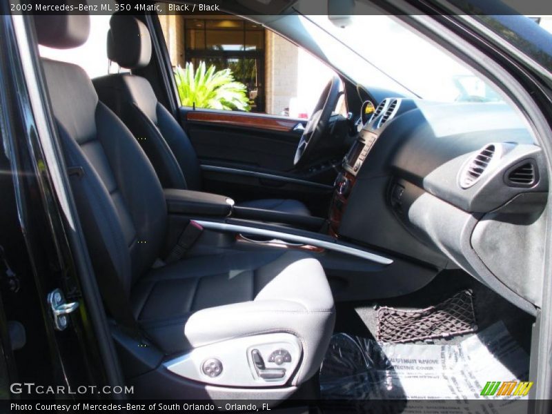 Black / Black 2009 Mercedes-Benz ML 350 4Matic