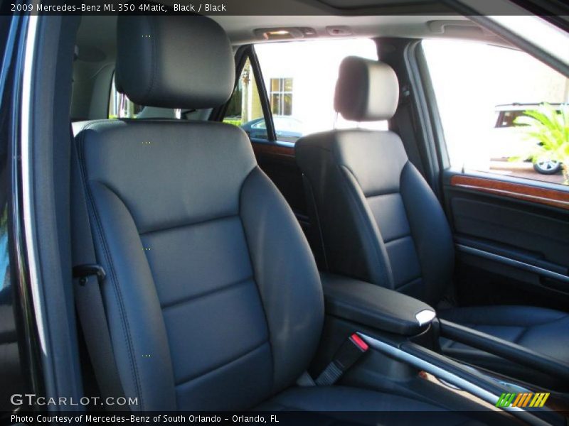 Black / Black 2009 Mercedes-Benz ML 350 4Matic