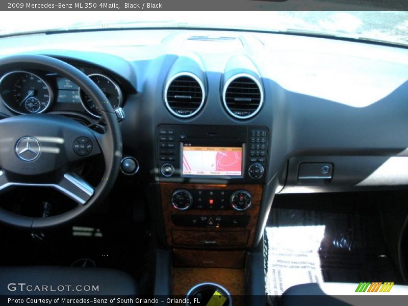 Black / Black 2009 Mercedes-Benz ML 350 4Matic