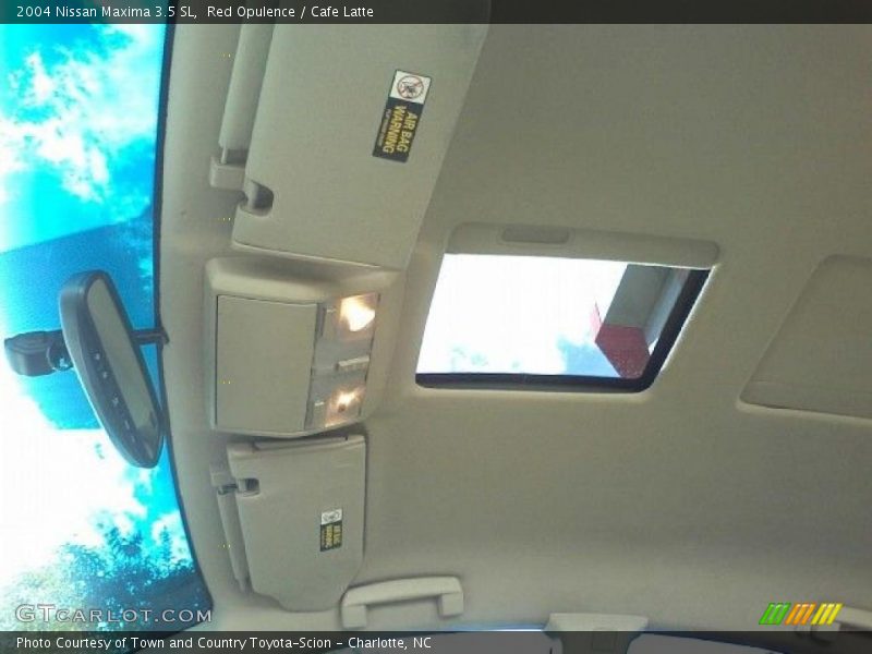 Red Opulence / Cafe Latte 2004 Nissan Maxima 3.5 SL