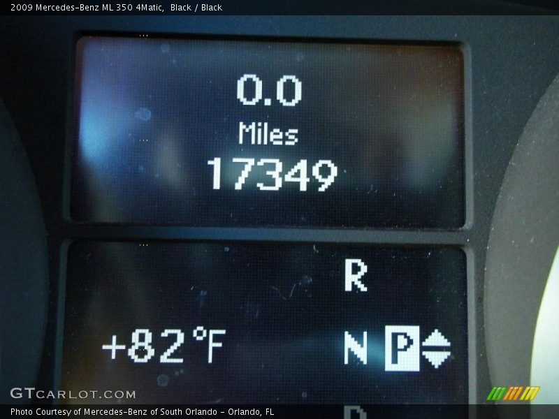 Black / Black 2009 Mercedes-Benz ML 350 4Matic