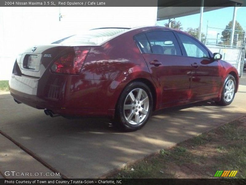 Red Opulence / Cafe Latte 2004 Nissan Maxima 3.5 SL