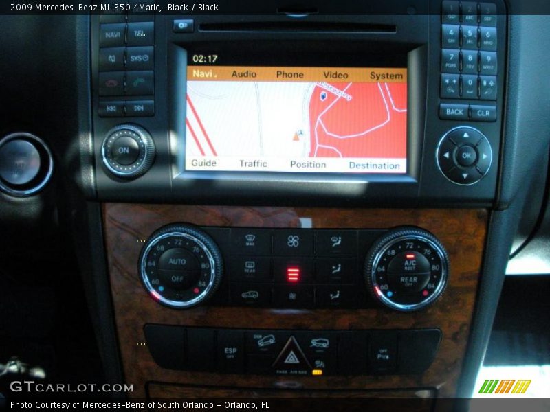 Black / Black 2009 Mercedes-Benz ML 350 4Matic