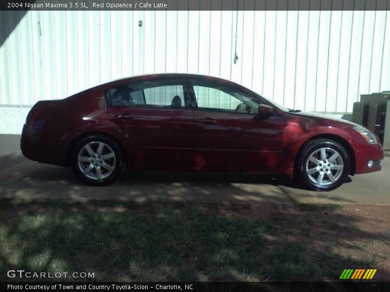 Red Opulence / Cafe Latte 2004 Nissan Maxima 3.5 SL