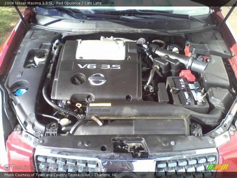 Red Opulence / Cafe Latte 2004 Nissan Maxima 3.5 SL