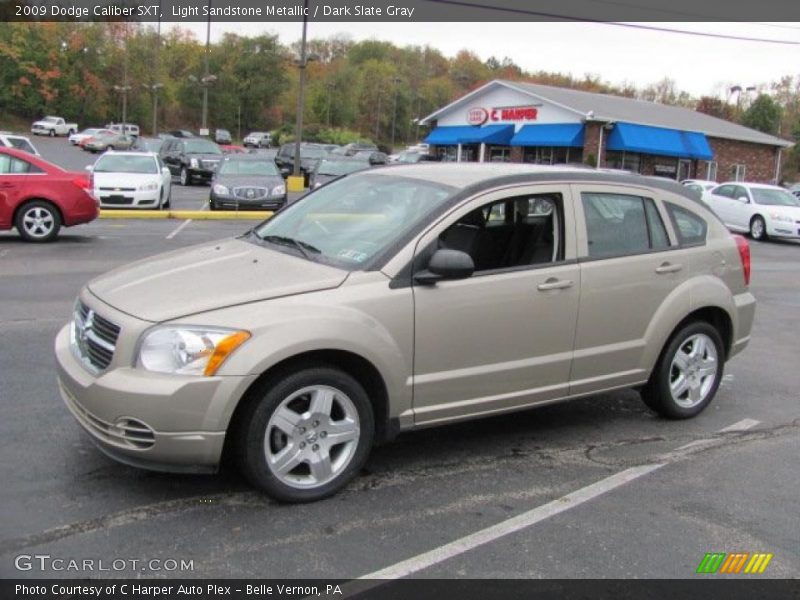 Light Sandstone Metallic / Dark Slate Gray 2009 Dodge Caliber SXT