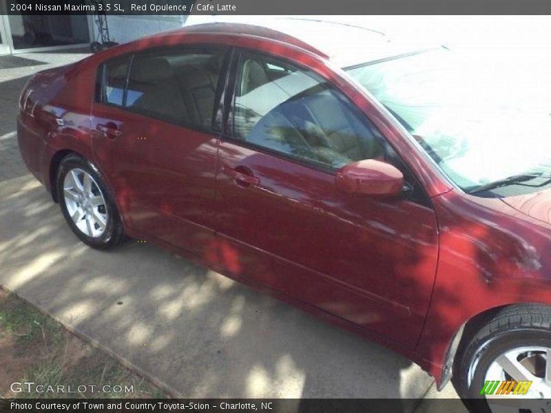 Red Opulence / Cafe Latte 2004 Nissan Maxima 3.5 SL