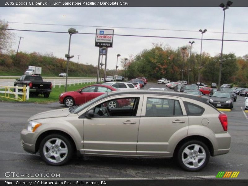 Light Sandstone Metallic / Dark Slate Gray 2009 Dodge Caliber SXT