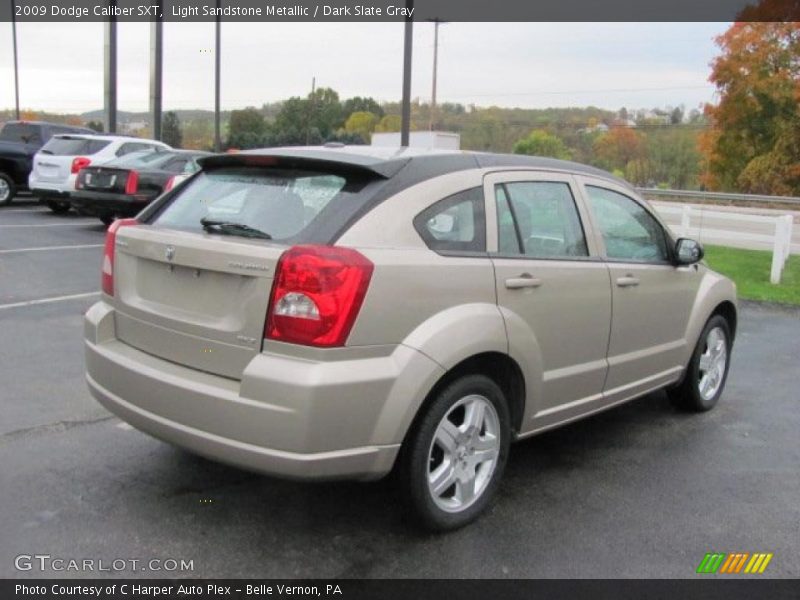 Light Sandstone Metallic / Dark Slate Gray 2009 Dodge Caliber SXT