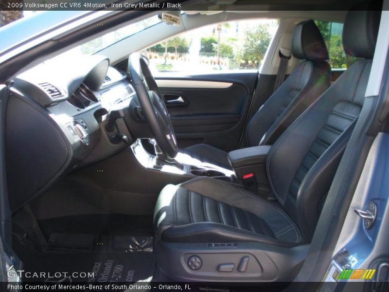 Iron Grey Metallic / Black 2009 Volkswagen CC VR6 4Motion