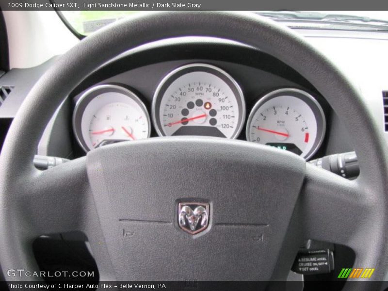 Light Sandstone Metallic / Dark Slate Gray 2009 Dodge Caliber SXT