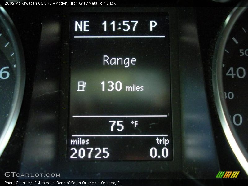 Iron Grey Metallic / Black 2009 Volkswagen CC VR6 4Motion