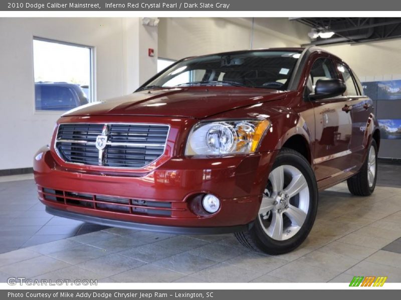 Inferno Red Crystal Pearl / Dark Slate Gray 2010 Dodge Caliber Mainstreet