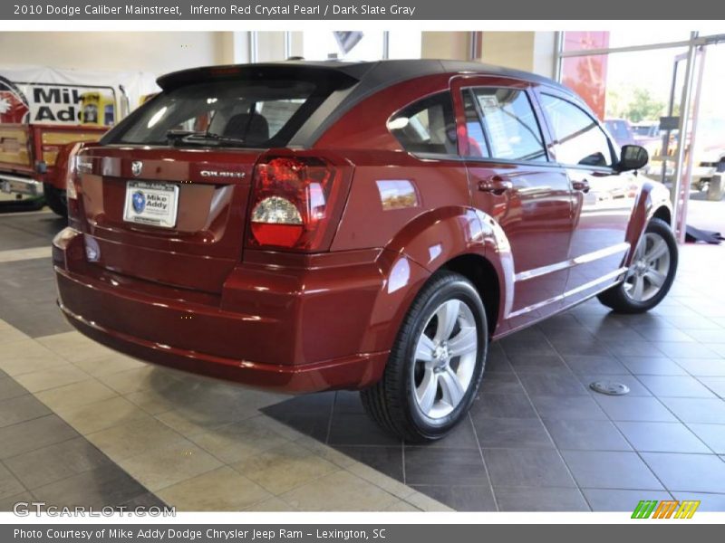 Inferno Red Crystal Pearl / Dark Slate Gray 2010 Dodge Caliber Mainstreet
