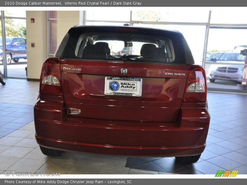 Inferno Red Crystal Pearl / Dark Slate Gray 2010 Dodge Caliber Mainstreet
