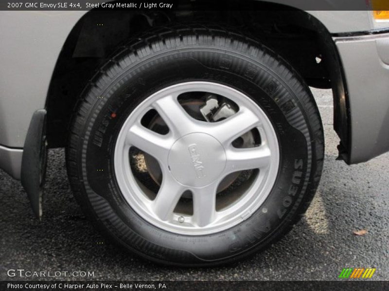 Steel Gray Metallic / Light Gray 2007 GMC Envoy SLE 4x4