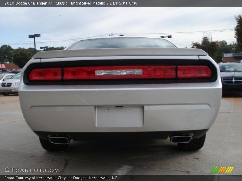 Bright Silver Metallic / Dark Slate Gray 2010 Dodge Challenger R/T Classic