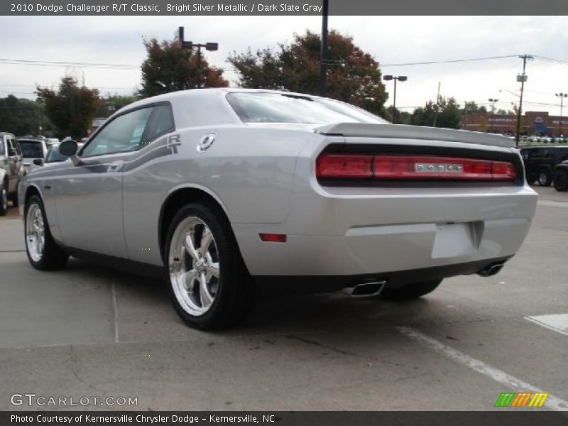 Bright Silver Metallic / Dark Slate Gray 2010 Dodge Challenger R/T Classic
