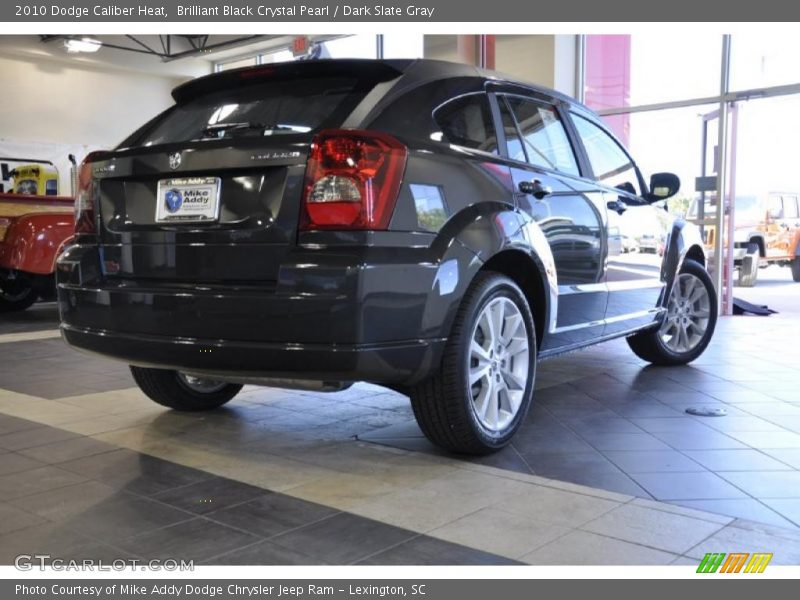 Brilliant Black Crystal Pearl / Dark Slate Gray 2010 Dodge Caliber Heat