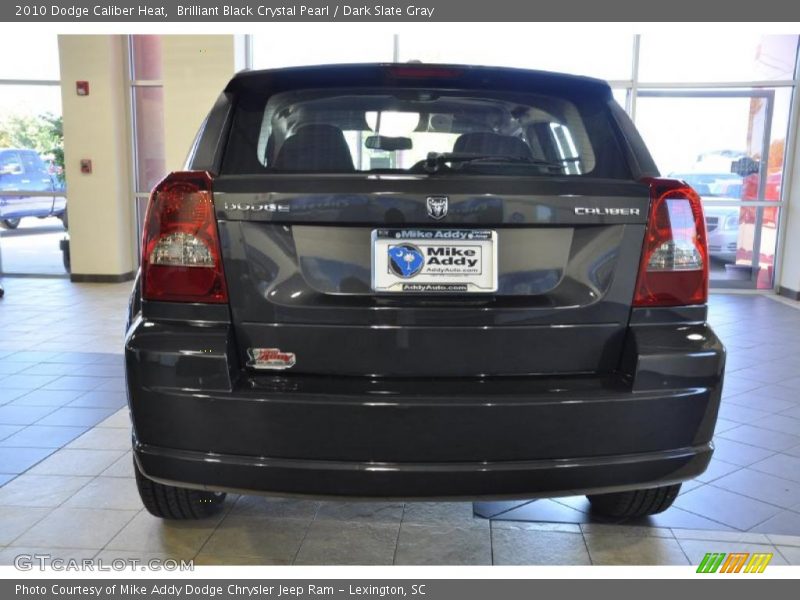 Brilliant Black Crystal Pearl / Dark Slate Gray 2010 Dodge Caliber Heat