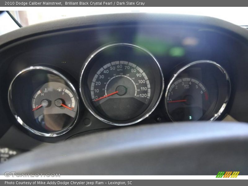 Brilliant Black Crystal Pearl / Dark Slate Gray 2010 Dodge Caliber Mainstreet