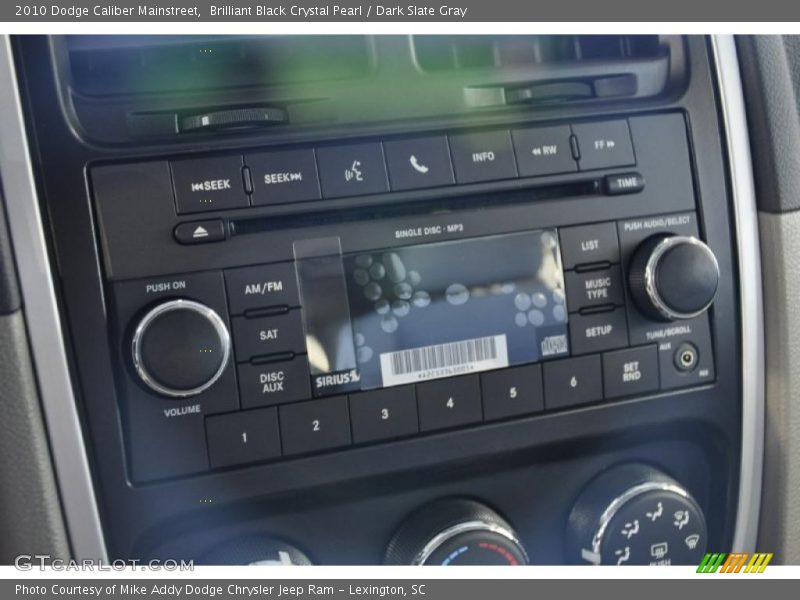 Brilliant Black Crystal Pearl / Dark Slate Gray 2010 Dodge Caliber Mainstreet