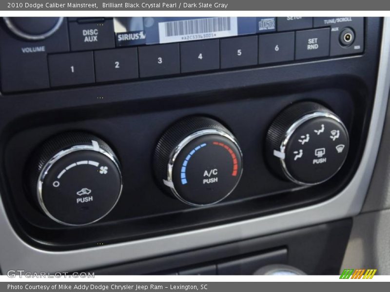 Brilliant Black Crystal Pearl / Dark Slate Gray 2010 Dodge Caliber Mainstreet
