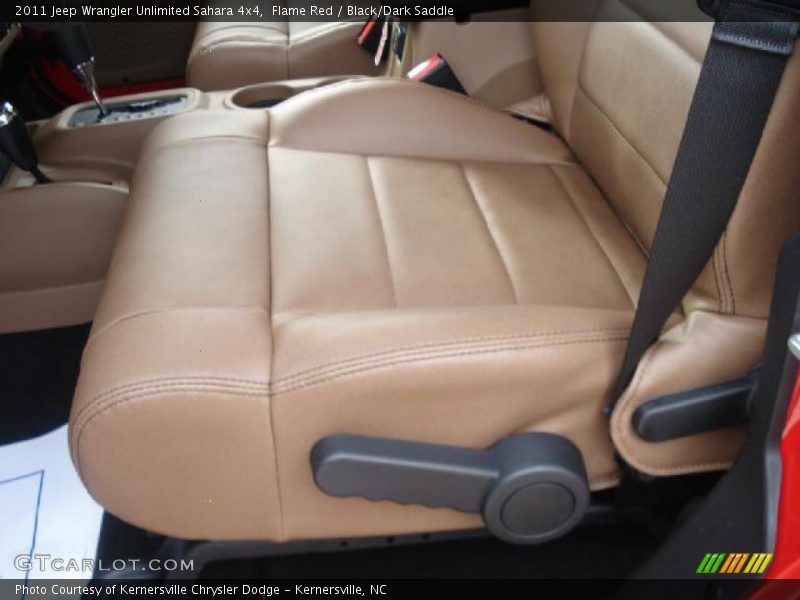 Flame Red / Black/Dark Saddle 2011 Jeep Wrangler Unlimited Sahara 4x4