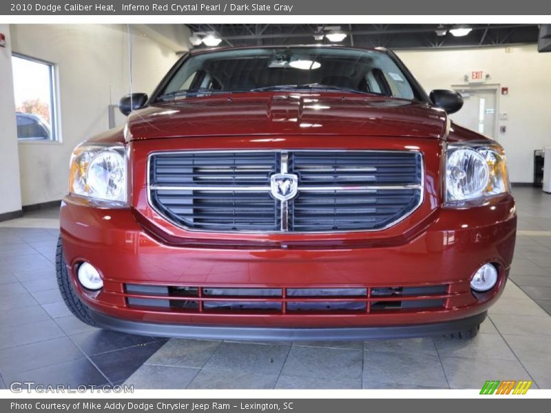 Inferno Red Crystal Pearl / Dark Slate Gray 2010 Dodge Caliber Heat