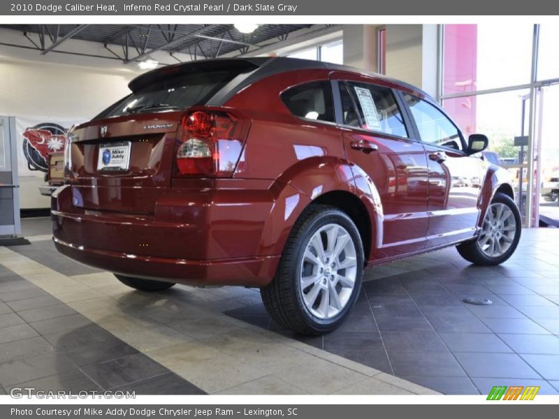 Inferno Red Crystal Pearl / Dark Slate Gray 2010 Dodge Caliber Heat