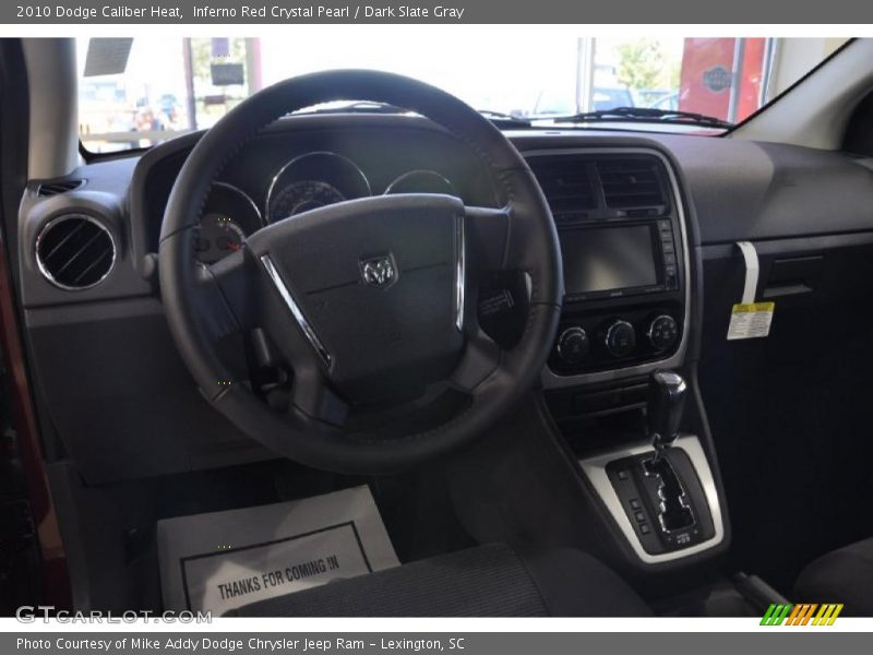 Inferno Red Crystal Pearl / Dark Slate Gray 2010 Dodge Caliber Heat