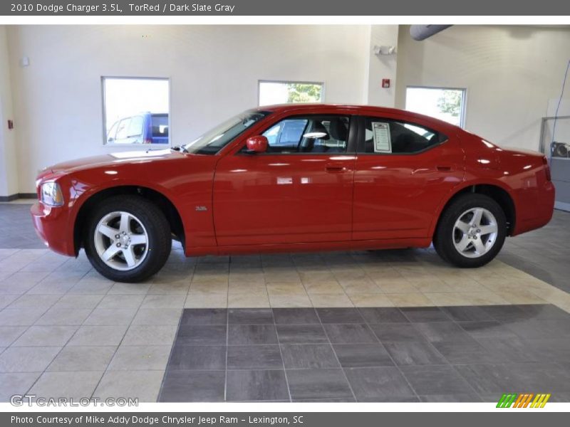TorRed / Dark Slate Gray 2010 Dodge Charger 3.5L