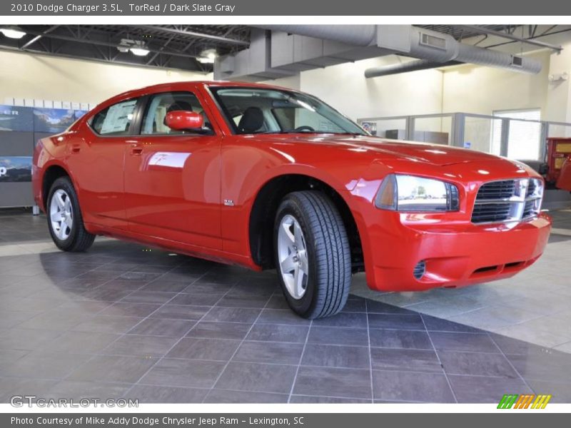 TorRed / Dark Slate Gray 2010 Dodge Charger 3.5L
