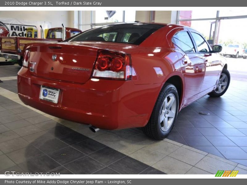 TorRed / Dark Slate Gray 2010 Dodge Charger 3.5L