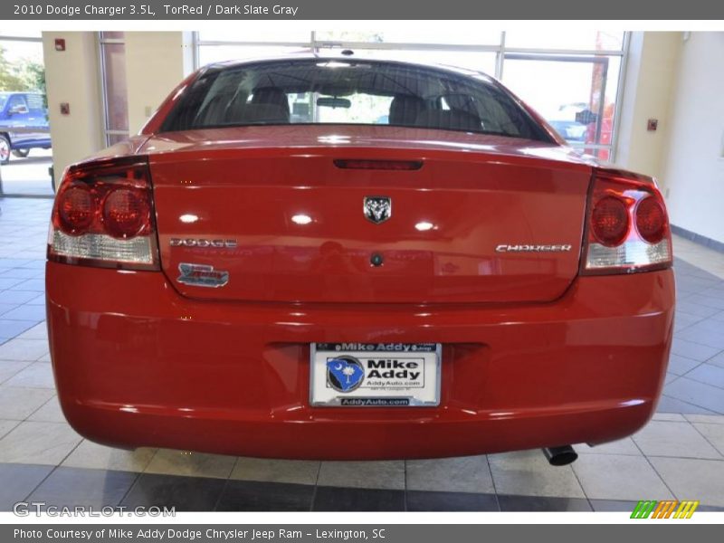 TorRed / Dark Slate Gray 2010 Dodge Charger 3.5L
