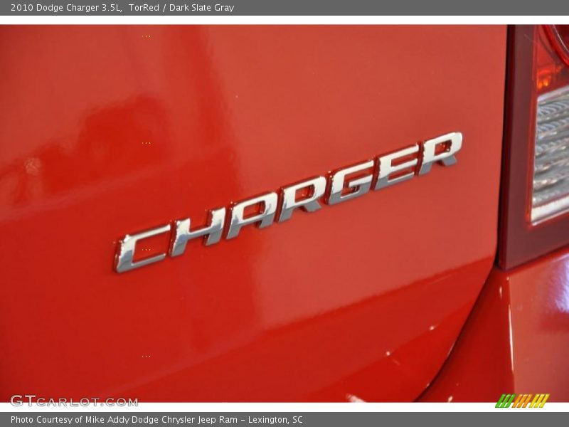 TorRed / Dark Slate Gray 2010 Dodge Charger 3.5L