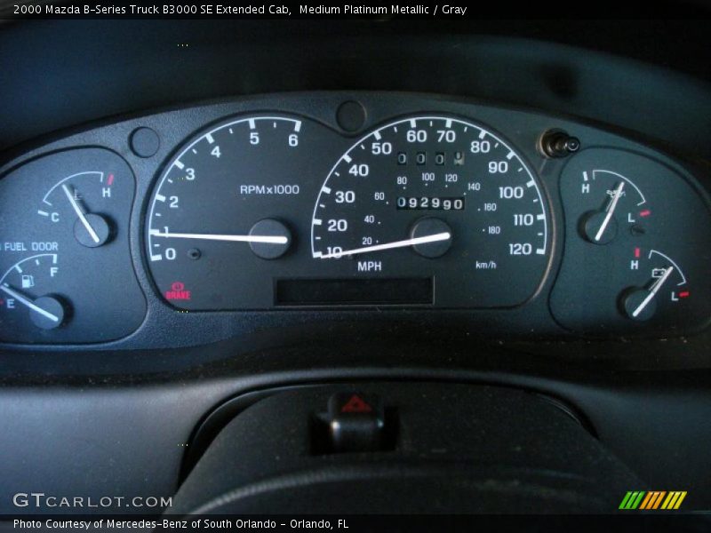  2000 B-Series Truck B3000 SE Extended Cab B3000 SE Extended Cab Gauges