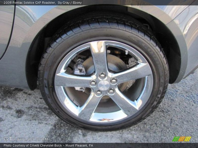 Sly Gray / Ebony 2008 Pontiac Solstice GXP Roadster