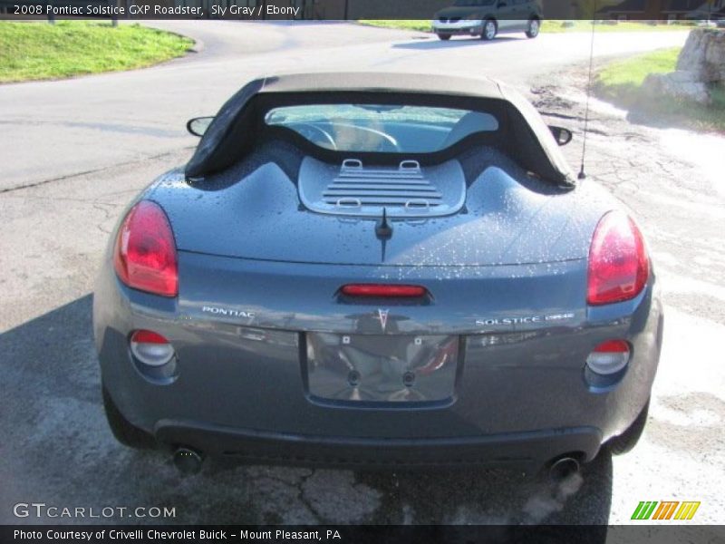 Sly Gray / Ebony 2008 Pontiac Solstice GXP Roadster