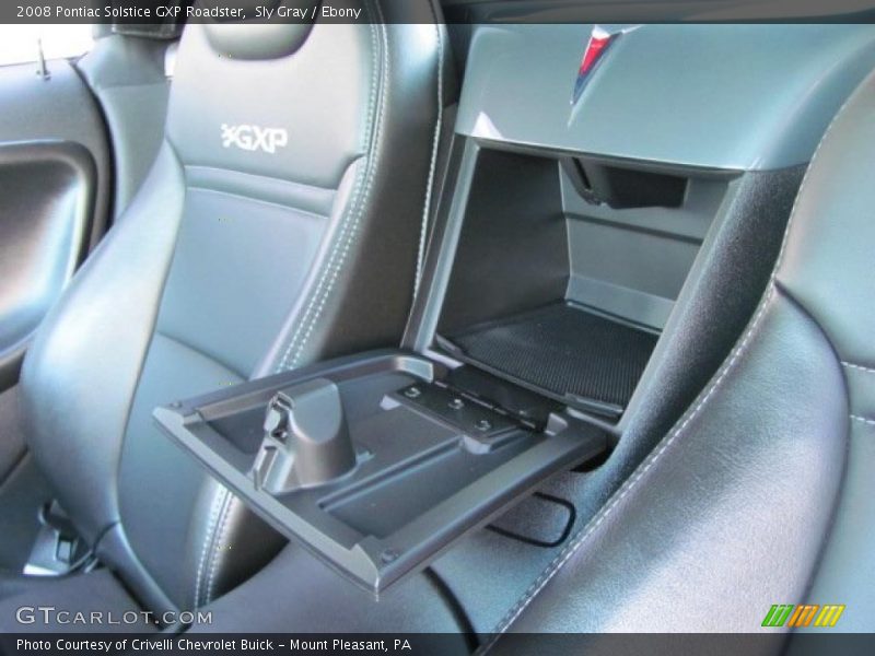 Sly Gray / Ebony 2008 Pontiac Solstice GXP Roadster