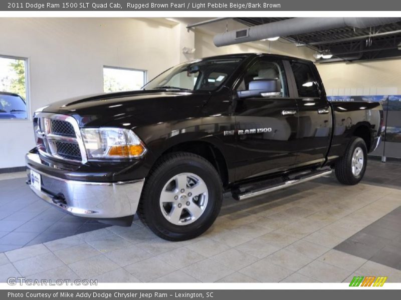 Rugged Brown Pearl / Light Pebble Beige/Bark Brown 2011 Dodge Ram 1500 SLT Quad Cab