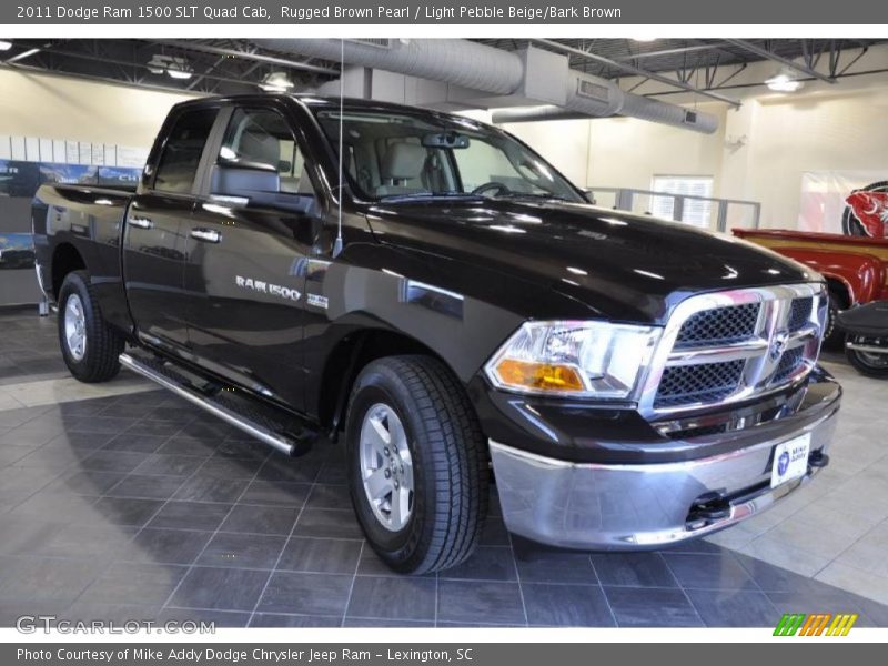 Rugged Brown Pearl / Light Pebble Beige/Bark Brown 2011 Dodge Ram 1500 SLT Quad Cab