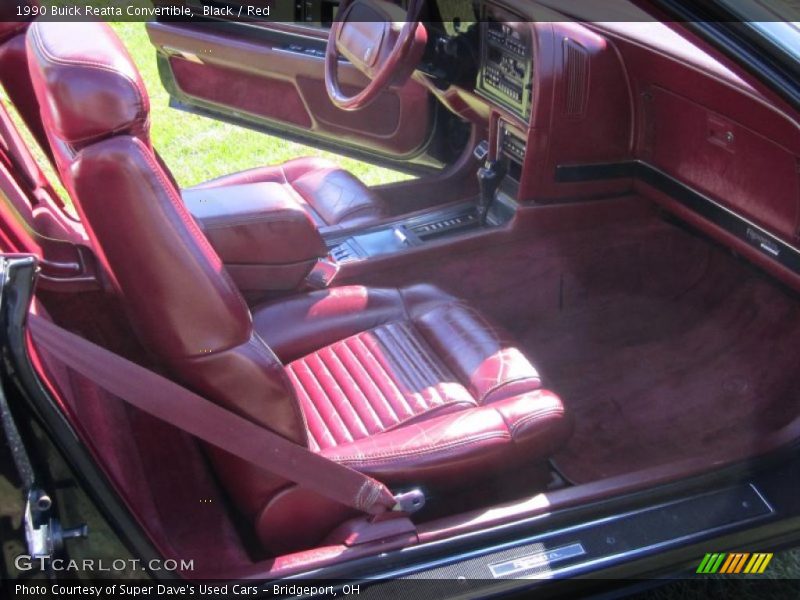  1990 Reatta Convertible Red Interior