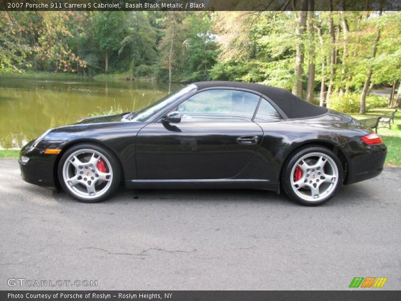 Basalt Black Metallic / Black 2007 Porsche 911 Carrera S Cabriolet